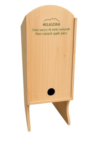 Succo Display in legno artigianale